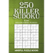250 Killer Sudoku: Hard Killer Sudoku Puzzles