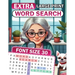 Extra Large Print Word Search: Font Size 30