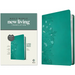 NLT Super Giant Print Bible, Filament Enabled (Leatherlike, Peony Rich Teal, Red Letter)