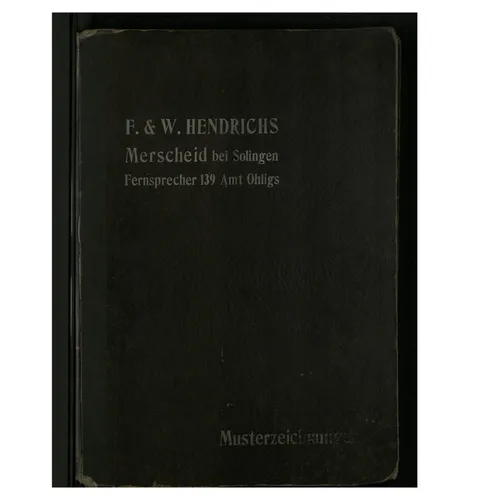 Hendrichs drop-forged scissor blanks catalogue