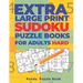 Extra Large Print Sudoku Puzzle Books For Adults Hard: Sudoku In Very Large Print - Brain Games Book For Adults