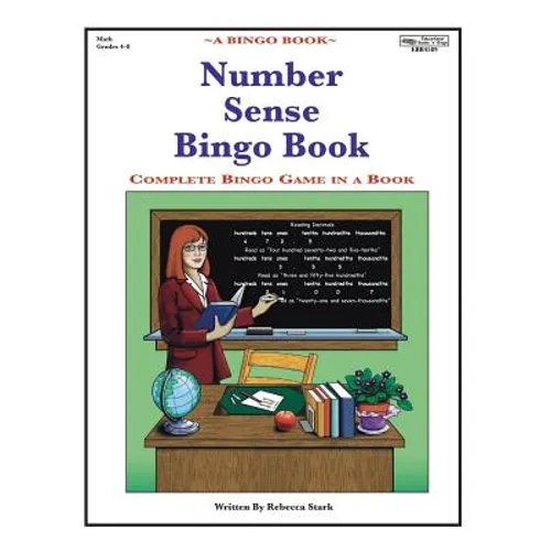 Number Sense Bingo Book: Complete Bingo Game In A Book