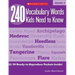 240 Vocabulary Words Kids Need to Know: Grade 5: 24 Ready-To-Reproduce Packets Inside!