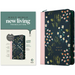 NLT Large Print Thinline Reference Zipper Bible, Filament Enabled (Leatherlike, Meadow Navy & Pink, Red Letter)