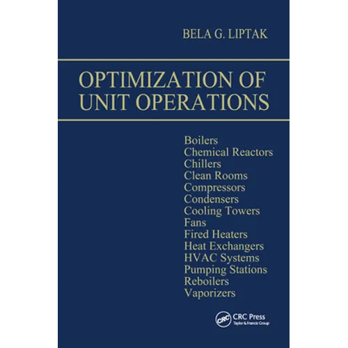 Optimization of Unit Operations