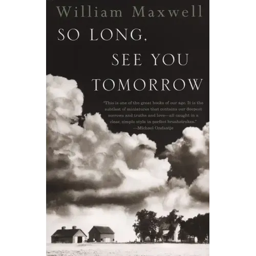 So Long, See You Tomorrow: National Book Award Winner