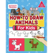 How To Draw Animals For Kids: A Step-By-Step Drawing Book. Learn How To Draw 50 Animals Such As Dogs, Cats, Elephants And Many More!