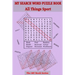 My Search Word Puzzle Book: All Things Sport