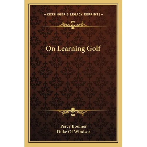 On Learning Golf