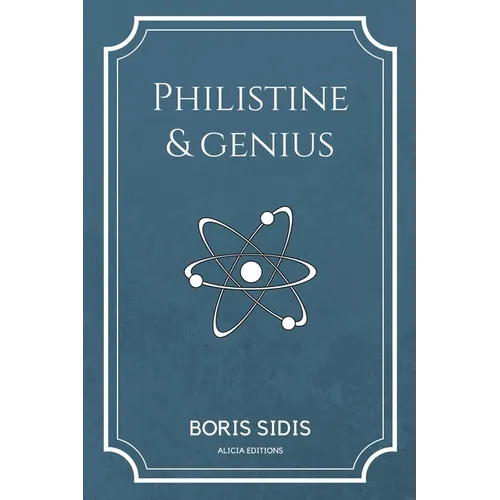 Philistine and genius: New Edition in Large Print