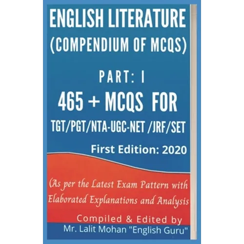 English Literature: (Compendium of MCQs)
