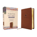 Nrsvue, Holy Bible with Apocrypha, Compact, Leathersoft, Brown, Comfort Print