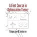 A First Course in Optimization Theory