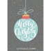 Merry Christmas Dotted Bullet Journal: Cheaper and More Useful than a Card! (Blue Ornament) Medium A5 - 5.83X8.27