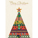 Merry Christmas Dotted Bullet Journal: Cheaper and More Useful than a Card! (Scandinavian Tree) Medium A5 - 5.83X8.27