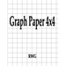 Graph Paper 4x4: 100 Pages 8.5" X 11"