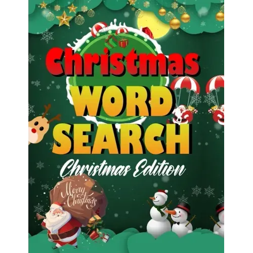 Christmas word search.: Easy Large Print Puzzle Book for Adults, Kids & Everyone for the 25 Days of Christmas.