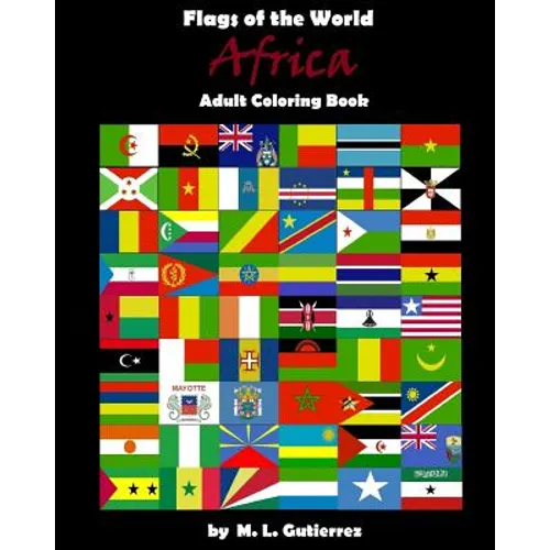 Flags of the World Series (Africa), adult coloring book