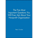 The Five Most Important Questions You Will Ever Ask about Your Nonprofit Organization