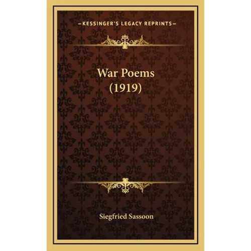 War Poems (1919)