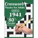 Crossword Puzzles For Adults: Born In 1941: A Special Easy-To-Read Large Print Crossword Puzzle Book For Adults With Medium To Difficult Level With