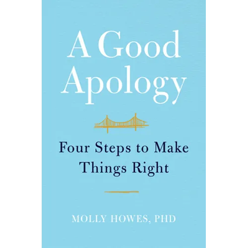 A Good Apology: Four Steps to Make Things Right