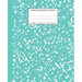 Marble Composition Notebook College Ruled: Turquoise Marble Notebooks, School Supplies, Notebooks for School