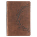 KJV Bible Giant Print Full Size Faux Leather Crown of Thorns/Amazing Grace, Brown