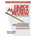 Quick Algebra Review