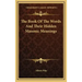The Book of the Words and Their Hidden Masonic Meanings