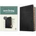 NLT Large Print Thinline Center-Column Reference Bible, Filament Enabled (Leatherlike, Black Holy Windows, Indexed, Red Letter)