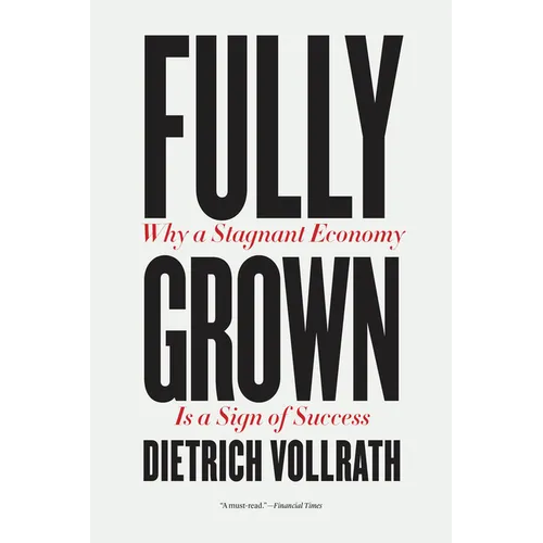 Fully Grown: Why a Stagnant Economy Is a Sign of Success