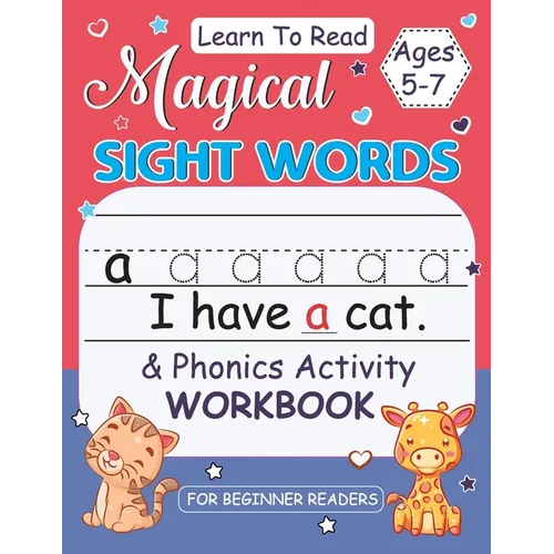 Magical Sight Words for Kids 5-7: Activity Book for Beginner Readers, Sight Words Book for Kids, Alphabet Word Learning Workbook
