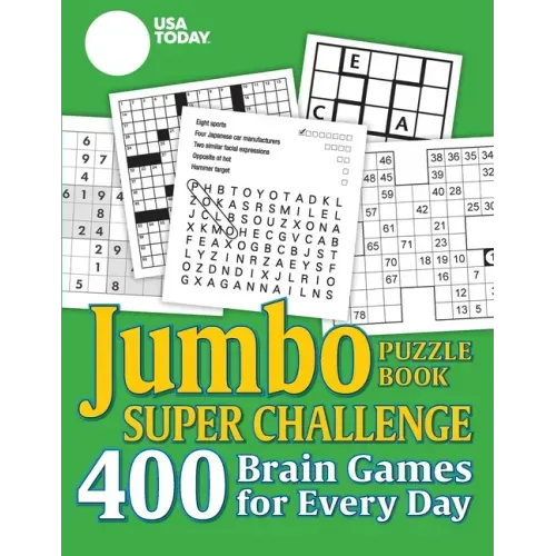 USA Today Jumbo Puzzle Book Super Challenge: 400 Brain Games for Every Day