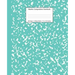 Marble Composition Notebook College Ruled: Turquoise Marble Notebooks, School Supplies, Notebooks for School