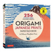 Origami Japanese Prints Paper Pack Book: 256 Double-Sided Folding Sheets with 16 Different Japanese Woodblock Prints with Solid Colors on the Back (In