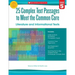 25 Complex Text Passages to Meet the Common Core: Literature and Informational Texts: Gr. 5
