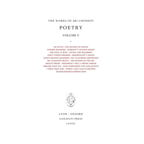 Sri Chinmoy: Poetry V