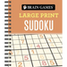 Brain Games - Large Print Sudoku (Orange)