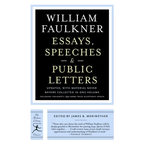 Essays, Speeches & Public Letters