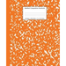 Marbled Composition Notebook: Pumpkin Marble Wide Ruled Paper Subject Book