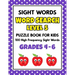 SIGHT WORDS Word Search Puzzle Book For Kids - LEVEL 5: 100 High Frequency Sight Words Reading Practice Workbook Grades 4th - 6th, Ages 9 - 11 Years