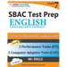 SBAC Test Prep: Grade 7 English Language Arts Literacy (ELA) Common Core Practice Book and Full-length Online Assessments: Smarter Balanced Study Guid