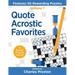Quote Acrostic Favorites: Features 50 Rewarding Puzzles