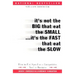 It's Not the Big That Eat the Small...It's the Fast That Eat the Slow