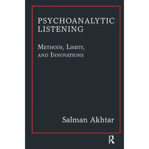 Psychoanalytic Listening: Methods, Limits, and Innovations