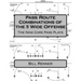 Pass Route Combinations of the 5 Wide Offense: The Nine Core Pass Plays
