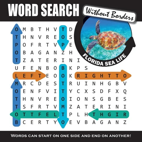 Word Search Without Borders Sea Life Edition
