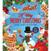 A Very Merry Christmas Sticker, Color & Activity Book: With Over 100 Stickers!