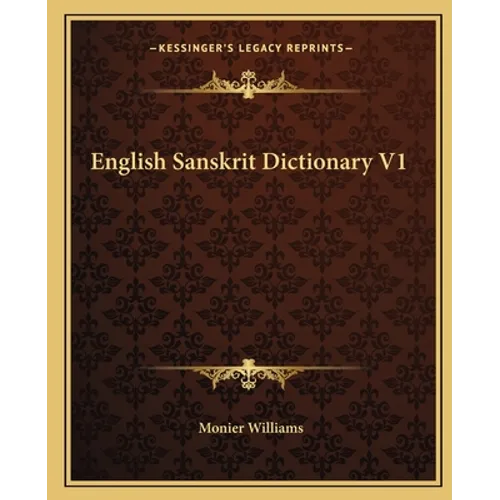 English Sanskrit Dictionary V1
